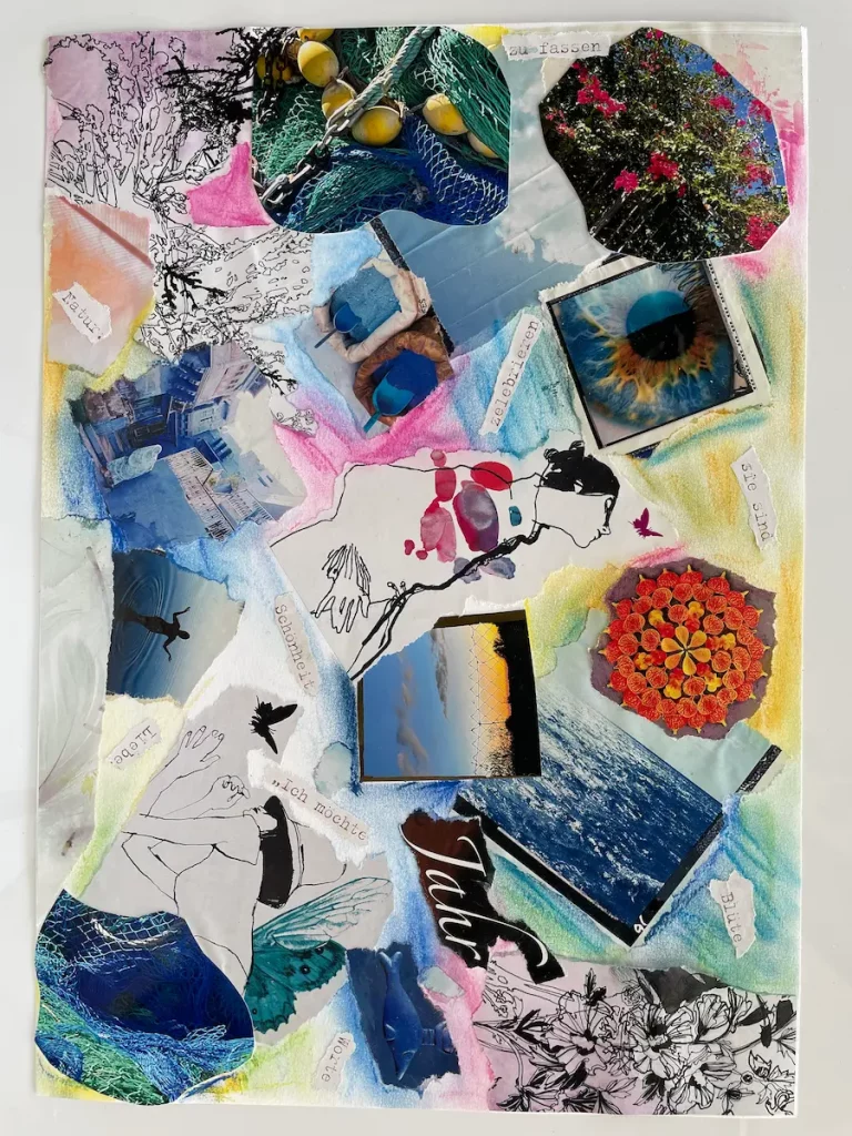 collage von verschiedenen Motiven, die man in diesem Workshop machen kann
